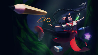 Enpitsu, the Art Bender (OC)