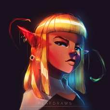 Lumiel, the Light Elf (OC)